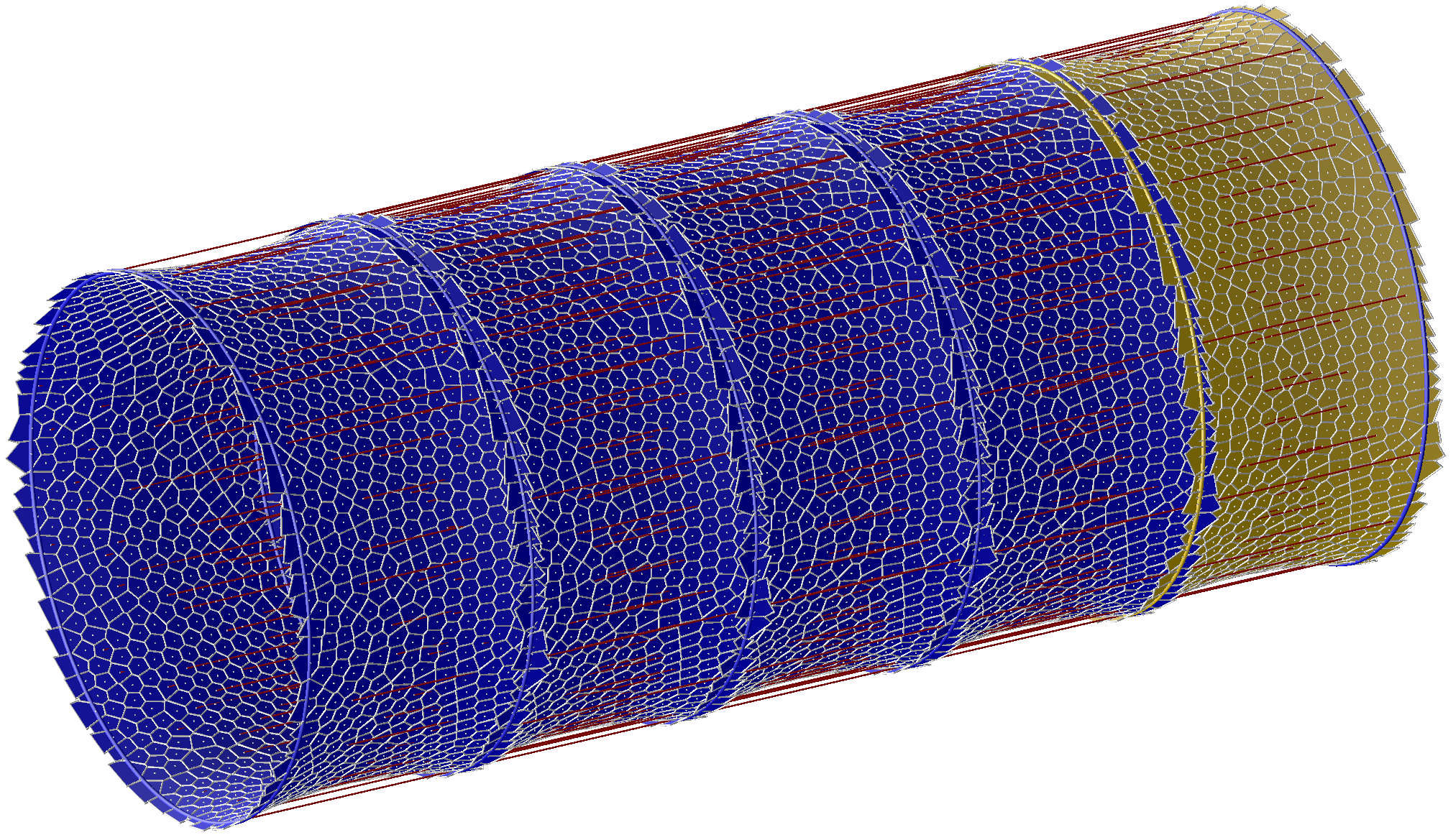 The image of a surface containing a circle and its image, under a parallel map